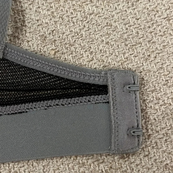 All You by Lively Bra Gray Black No Wire Wireless Mesh 36DD Comfortable Bra - Picture 9 of 11